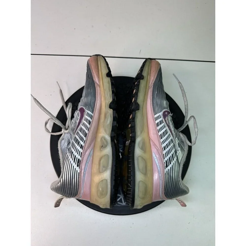 Nike 310909-051 Air Max 360 Women's Silver & Pink Sneakers Sz 8.5 US